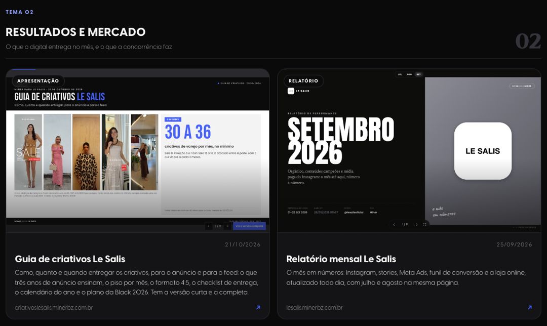 Cartões da Central da Le Salis
