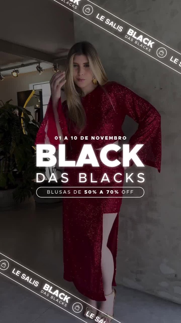 Peça da Black para e-mail